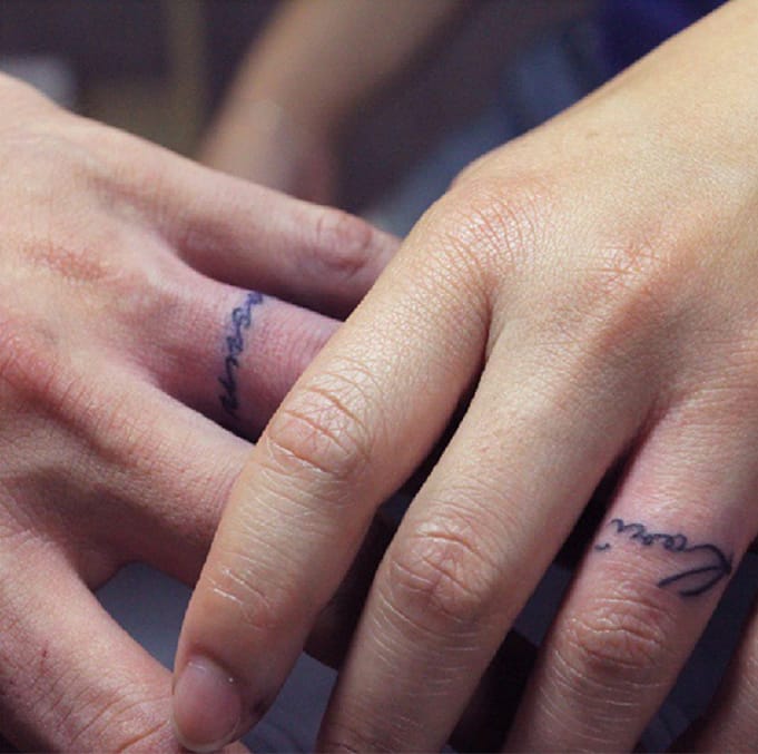 tatuajes de compromiso bodas