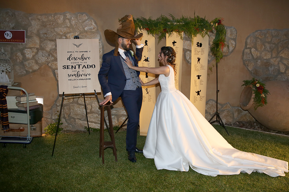 AYD boda harry Potter sombrero seleccionador