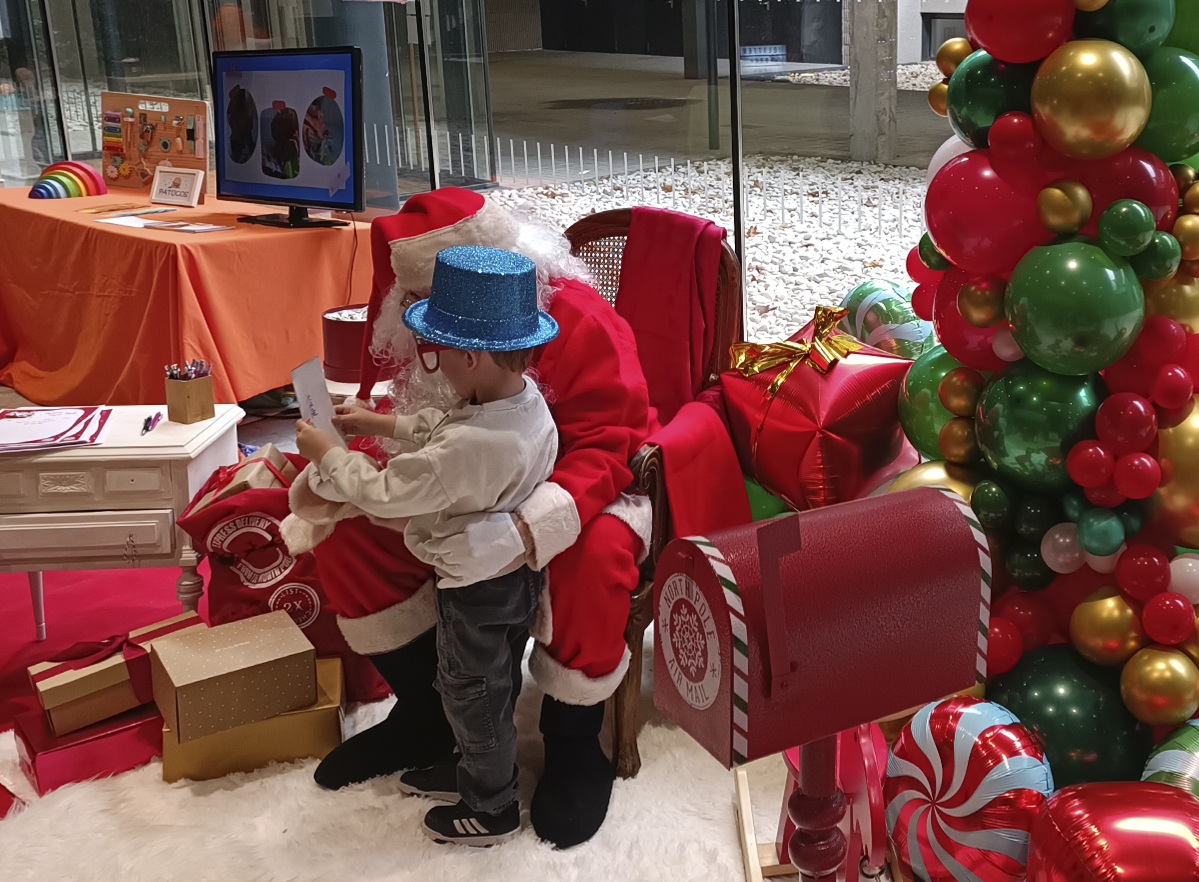 photocall papa noel feriaje segovia evento